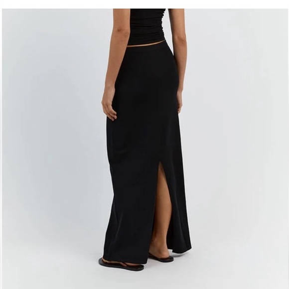 NWT DISSH size 2 Black Maxi Skirt - Picture 2 of 14